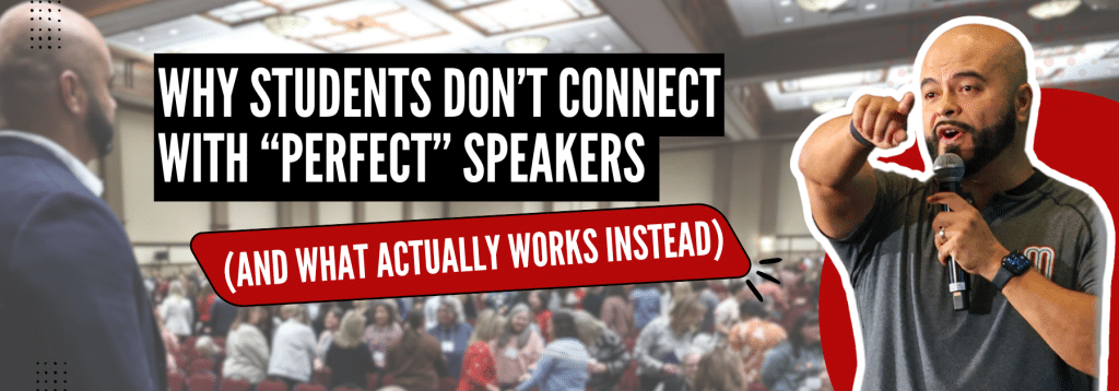Why Students Don’t Connect With “Perfect” Speakers (And What Actually Works Instead)